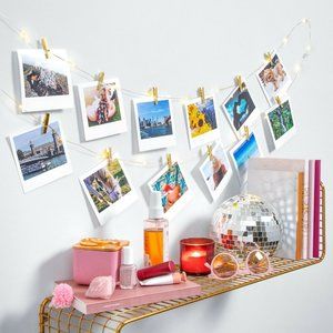 NEW with TAGS Photo Clip String Lights PLUS additional string of fairy lights